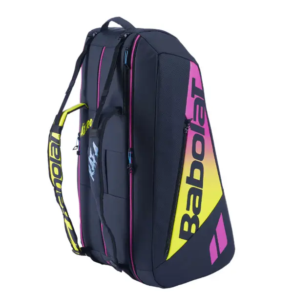 RAQUETERO RH12 PURE AERO RAFA NEGRO-FUCSIA 2023