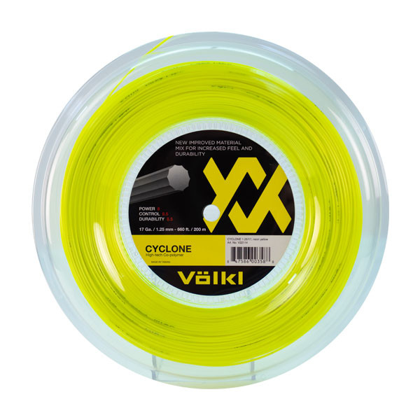 BOBINA 130/16 CYCLONE 200 M NEON YELLOW