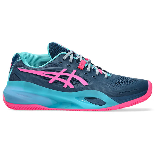 ZAPATILLAS RESOLUTION X GEL CLAY AZUL-ROSA