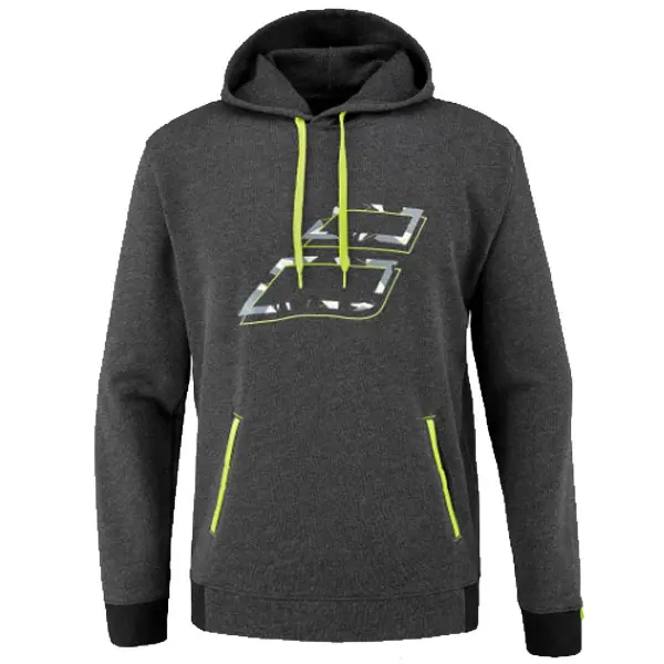 SUDADERA AERO CON CAPUCHA GRIS