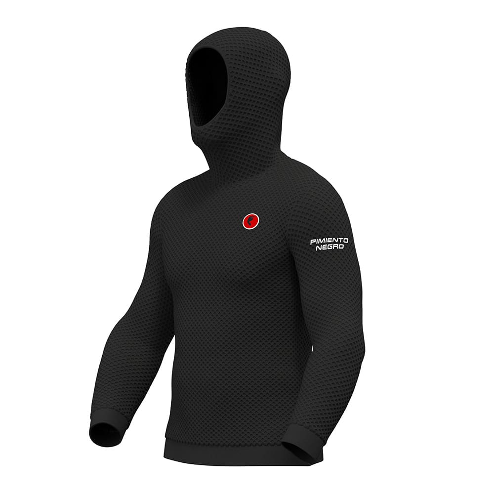 SUDADERA CAPUCHA UNISEX NEGRO