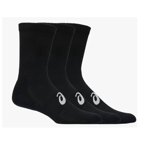 CALCETINES CREW X3 NEGRO