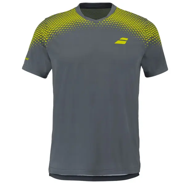 CAMISETA AERO MANGA CORTA GRIS-OSCURO