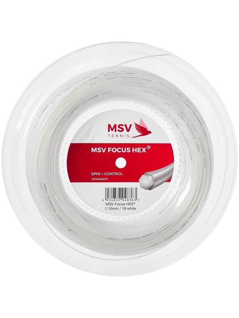 BOBINA 110/19 FOCUS HEX 200 METROS BLANCO