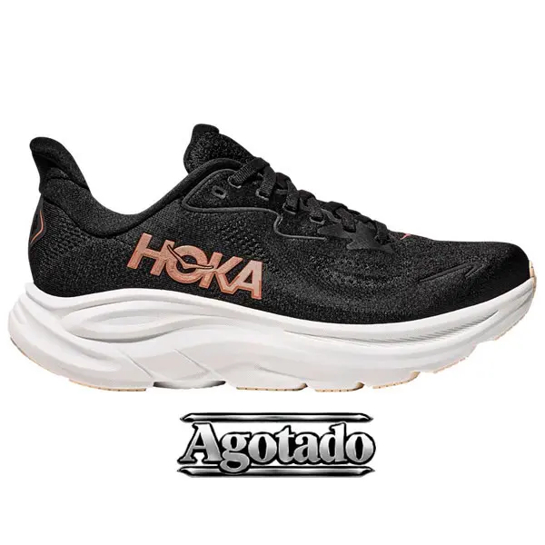 ZAPATILLAS CLIFTON 10 BLACK-ROSE GOLD