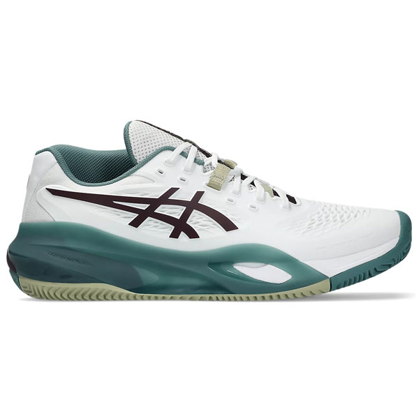 ZAPATILLAS RESOLUTION X GEL CLAY BLANCO-VERDE