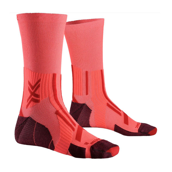 CALCETINES PERFOM CREW FLUOR-RED