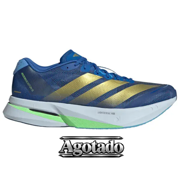 ZAPATILLAS ADIZERO BOSTON 13 BLUE-GOLD