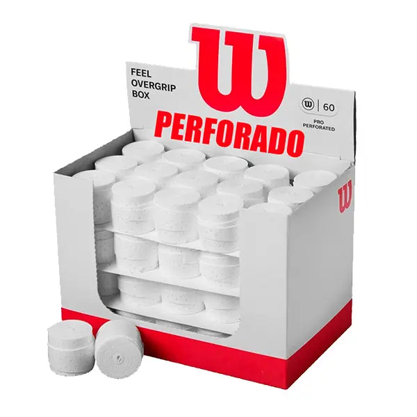 CAJA PRO X60 PERFORADOS SOBREGRIPS BLANCO