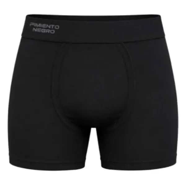 BOXER LEO LISO NEGRO 