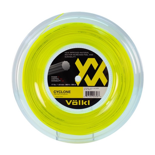 [V22113] BOBINA 130/16 CYCLONE 200 M NEON YELLOW