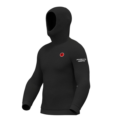 SUDADERA CAPUCHA UNISEX NEGRO