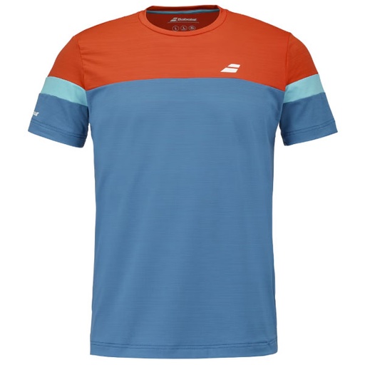 CAMISETA PERF CREW NECK TEE MANGA CORTA AZUL-PERTÓLEO