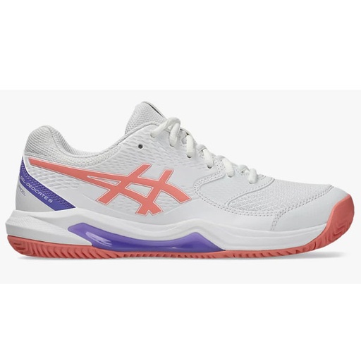 ZAPATILLAS DEDICATE 8 GEL CLAY BLANCO-GUAVA