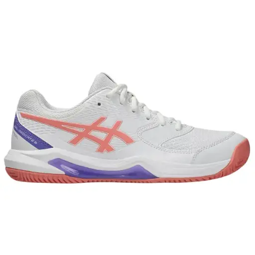 ZAPATILLAS DEDICATE 8 GEL CLAY BLANCO-GUAVA