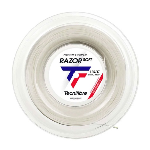 [04RRAS125W] BOBINA 125/17 RAZOR SOFT 200 METROS BLANCO