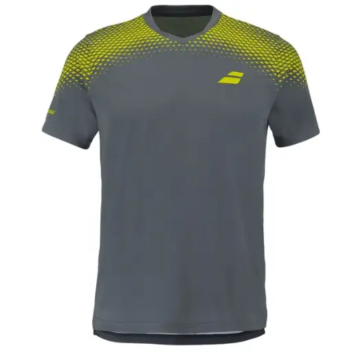 CAMISETA AERO MANGA CORTA GRIS-OSCURO