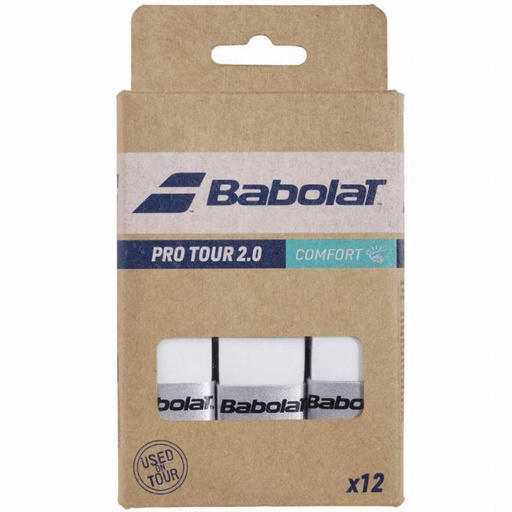 [654016-101] SOBREGRIPS PRO TOUR 2.0 X12 BLANCO