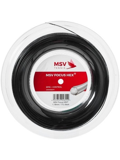 [4855] BOBINA 118/17 FOCUS HEX 200 METROS NEGRO