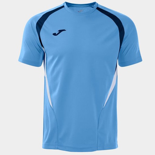 CAMISETA CHAMPIONSHIP 20 MANGA CORTA CELESTE-MARINO