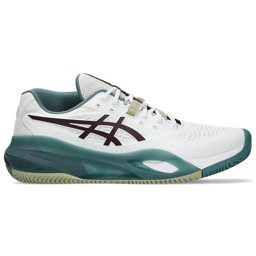 ZAPATILLAS RESOLUTION X GEL CLAY BLANCO-VERDE