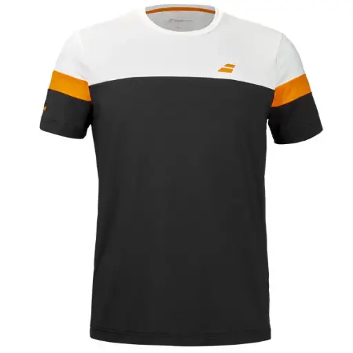 CAMISETA CREW NECK TEE MANGA CORTA NEGRO 