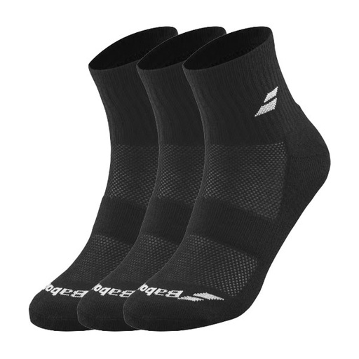 CALCETINES QUARTER X3 NEGRO